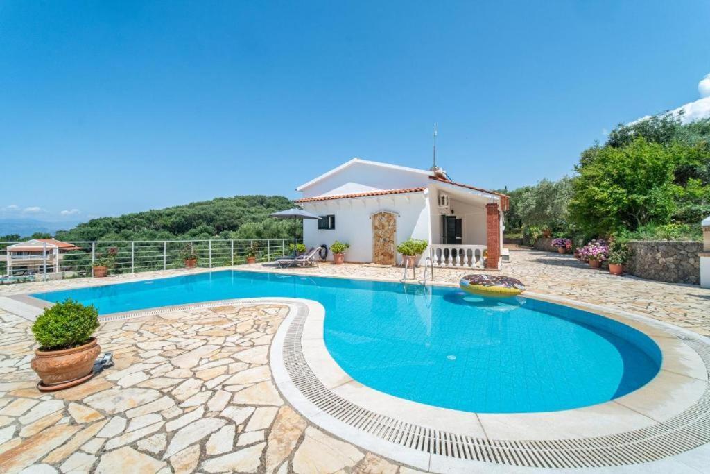 Villa Olive Grove And Sea View Agios Spyridon  Exteriör bild