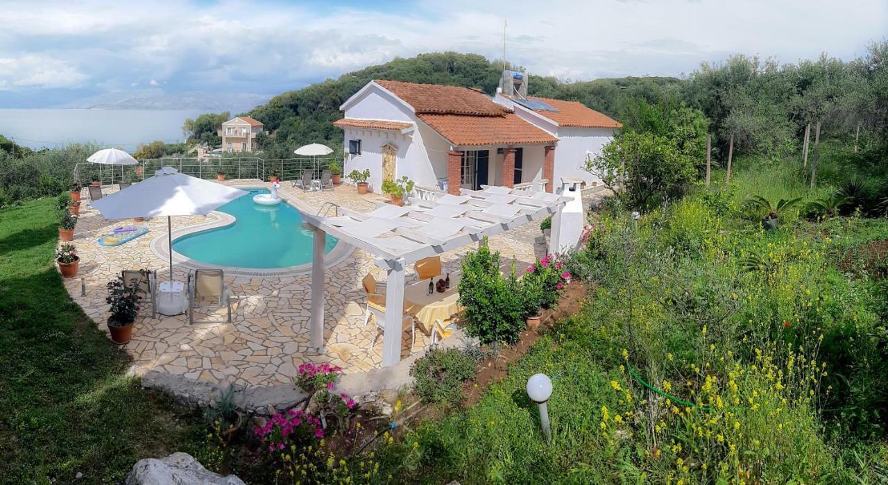 Villa Olive Grove And Sea View Agios Spyridon  Exteriör bild